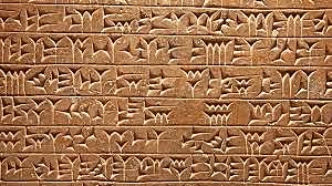 Surge la escritura en Mesopotamia.