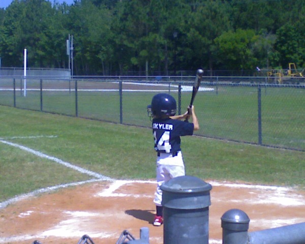 Skyler's Tball Game