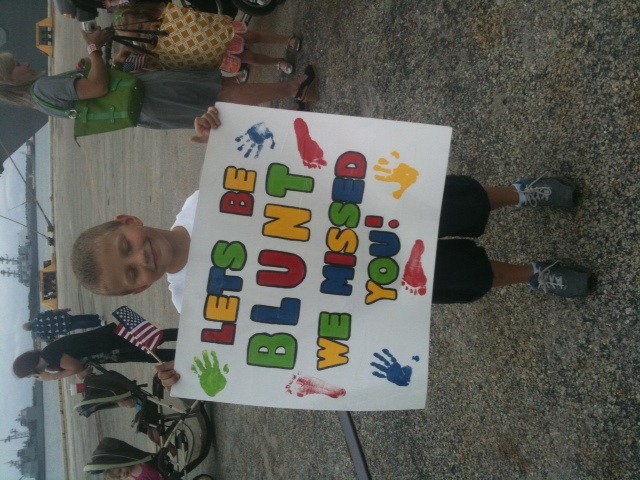 Skyler's Daddy comes home from Deployment