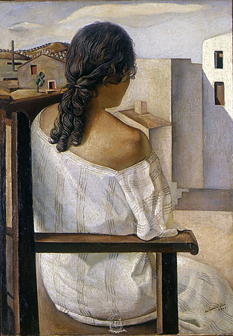 Muchaha de espaldas, Dalí