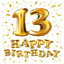 13th birthday