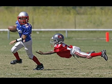 My first time playing football