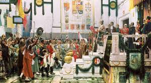 Invasion through Spain