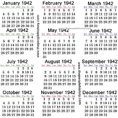 Timeline: U.S. History 1942-1953