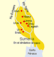 Surgen las primeras ciudades-Estado en Summer, Baja Mesopotamia