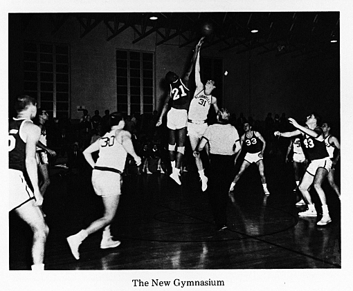 THE GYMNASIUM IS FINISHED