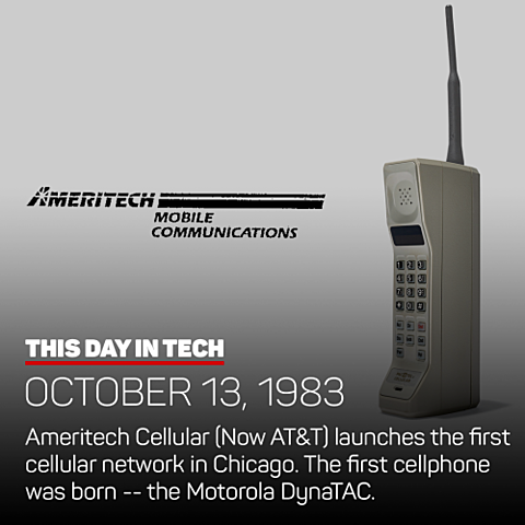 The first commercial cell phone call is made