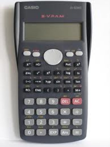 Primera vez usando una calculadora cientìfica