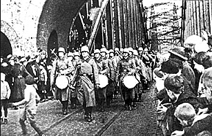 Hitler sent troops to the Rhineland
