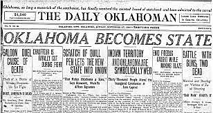 Oklahoma Became a Statee