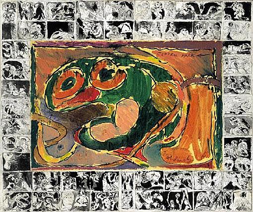 CoBrA:Central Park, 1965. Pierre Alechinsky