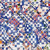 Supports-Surfaces:  François Rouan, Tressage papier 1966