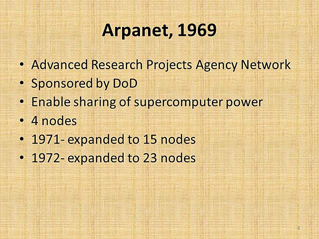 RESAERCH PROJECT AGENCY NETWORK