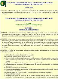 Ley de Asociaciones.