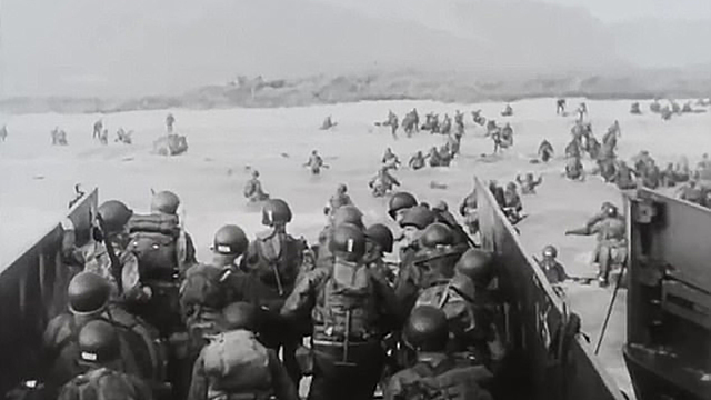 Desembarco de Normandía y repliegue alemán