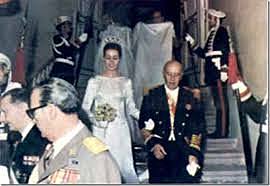 Boda de la nieta de Franco con Don Alfonso de Borbón, duque de Cádiz.