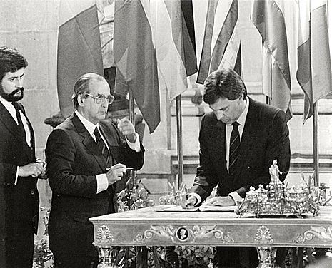 Entrada de España en Europa