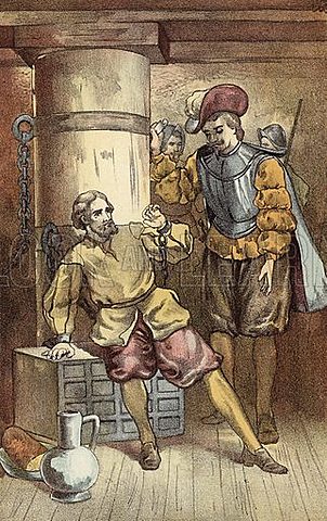 third trip; returned home in chains