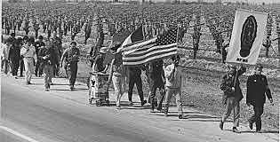 Chavez leads a 250-mile march