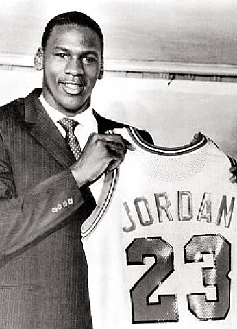 Michael Jordan gets drafted
