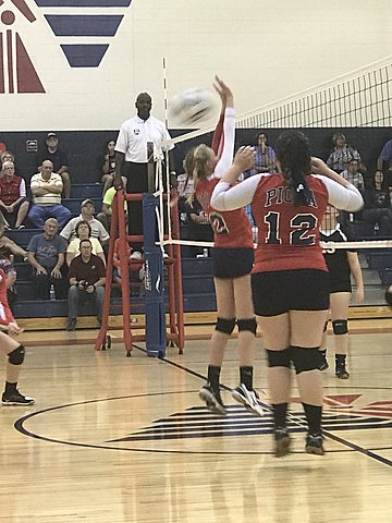 First school volleyball game