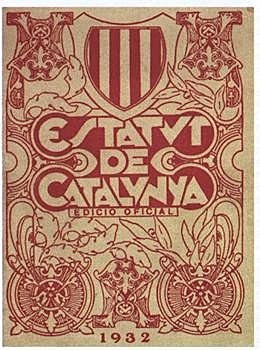 Aprobación del estatuto de autonomía a Cataluña