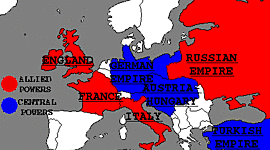 Timeline: World War 1: Allied Powers