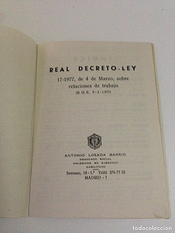El BOE publicó un Decreto-ley.