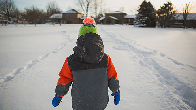 First Time Seeing Snow !