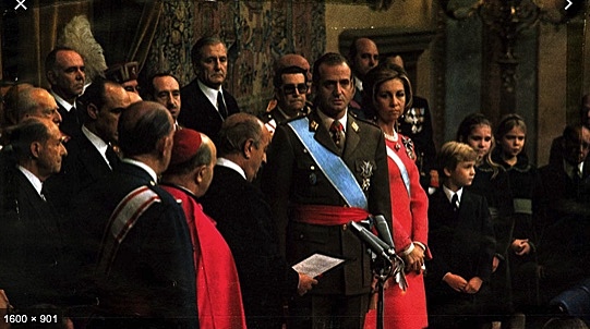 Proclamación de la Monarquía. Don Juan Carlos accede al trono