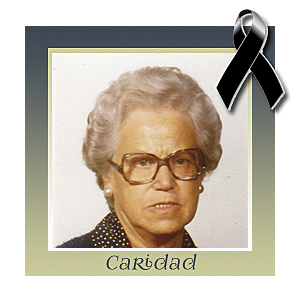 Fallece Caridad A A