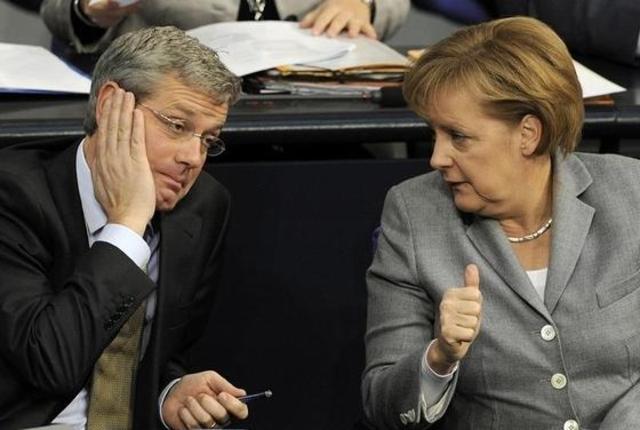 Kanzlerin bringt Umweltminister Röttgen mit nach Lünen