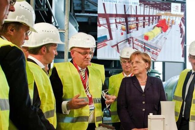 Eine Stunde Programm für Angela Merkel