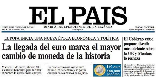 El Euro es la única moneda en España