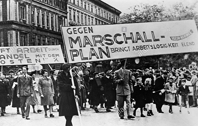 Enactment of Marshall’s plan
