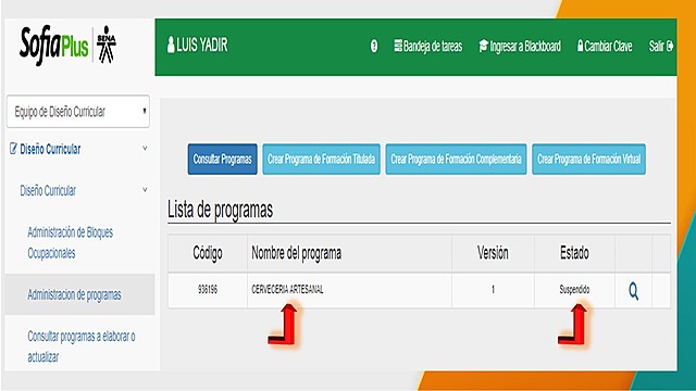 Estado del Diseño en el Aplicativo Sofiaplus
