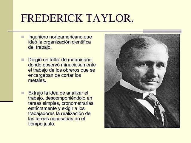 FREDERICK TAYLOR (TEORÍA CIENTÍFICA DE LA ADMINISTRACIÓN)