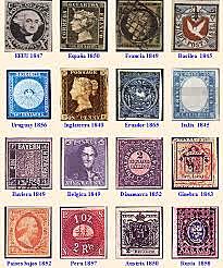 En España se utiliza por primera vez sellos en los Correos