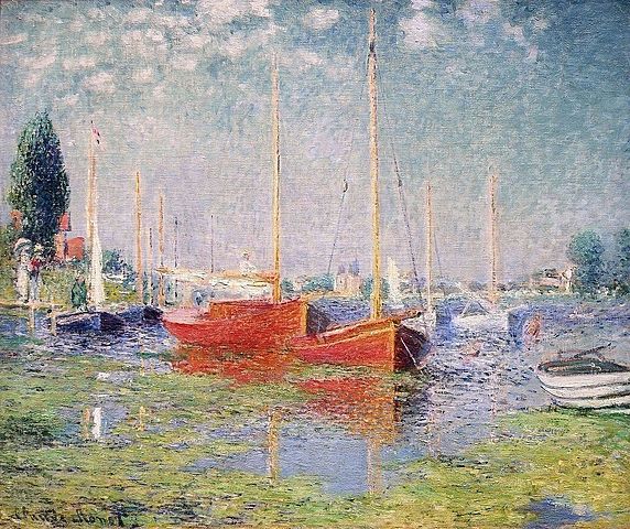 Red Boats at Argenteuil - Monet