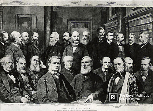 Elected a fellow of the Royal Society