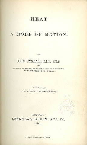 Publishes "Heat as a mode of Motion"