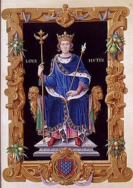 Luis I de Navarra y X de Francia de la dinastía de los Capeto (Inicio de reinado)