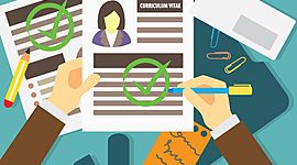 Timeline: Proceso de contratación de personal en una empresa