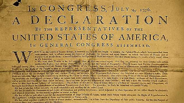 America Declares its Independence