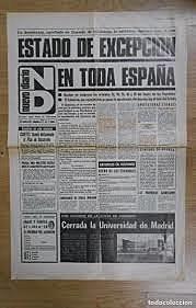 Estado de excepción.