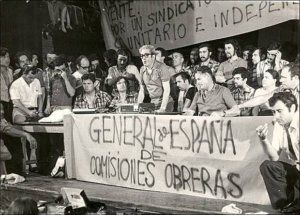 Ilegalización de Comisiones Obreras.