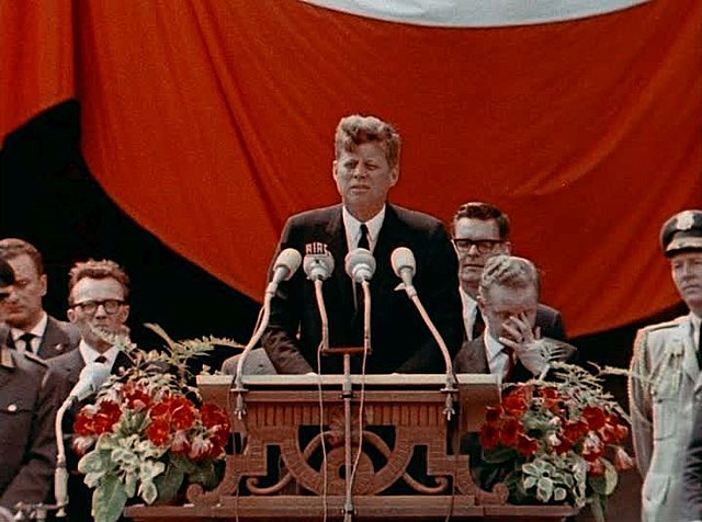 Kennedy's speech at the Berlin wall