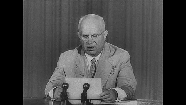 Khrushchev Goes On Radio