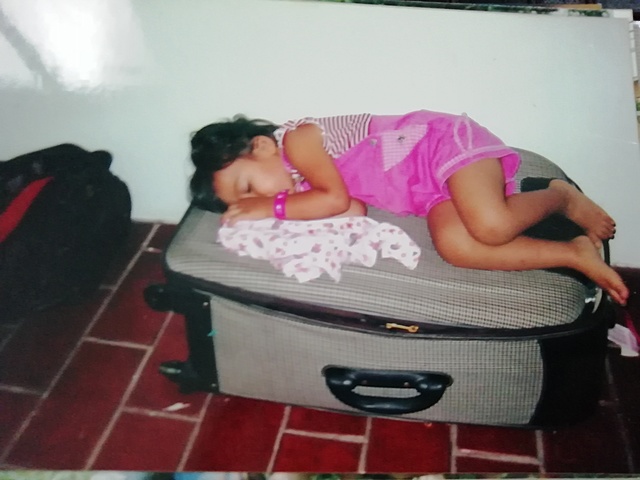 Me dormí en la maleta.