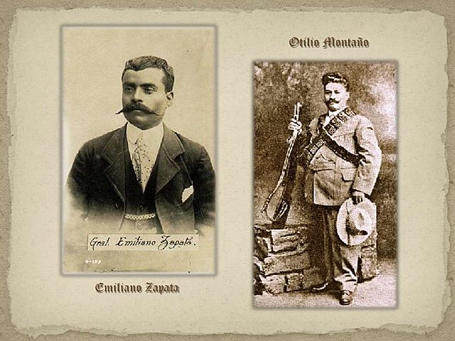 Emiliano Zapato y Otilio Montaño rompieron con el trato con Francisco I Madero considerándolo traidor a la revolución